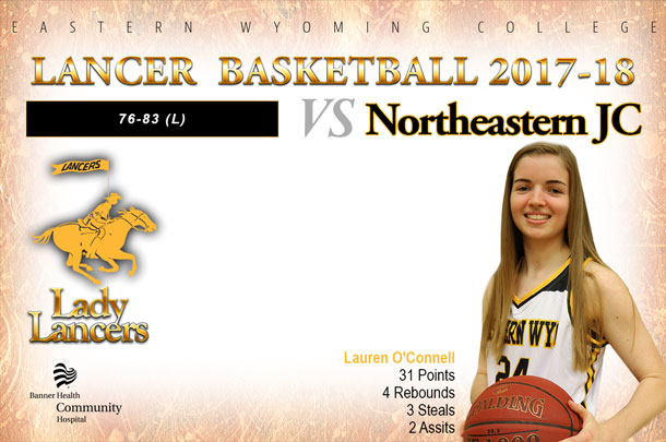 EWC Lady Lancers Basketball Team vs. Northeastern Junior College